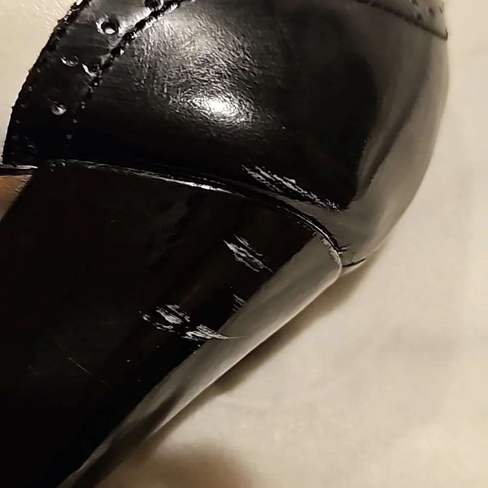 Facade Betty black and white heel 6